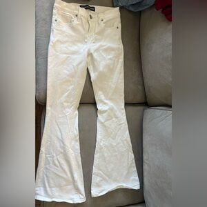 White Bell Flare Jeans